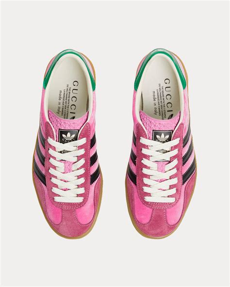 gucci gazelle pink velvet|gucci pink velvet.